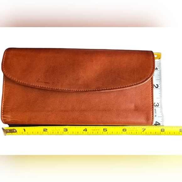 EUC Vintage Coach Combination Wallet Checkbook No. 4730 British Tan - Picture 9 of 16